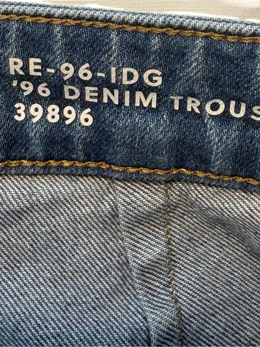 J. Crew High Rise Sailor Denim Trouser in 1996 Semi-Stretch Size 27 Light Wash - Picture 7 of 9
